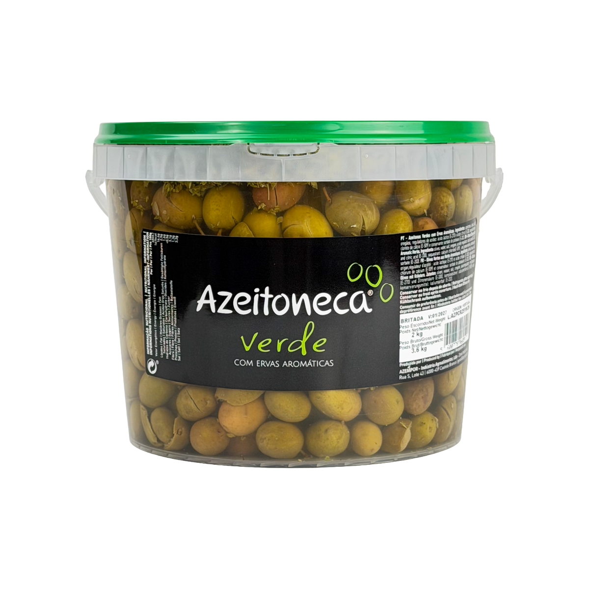 Azeitoneca Verde Britada