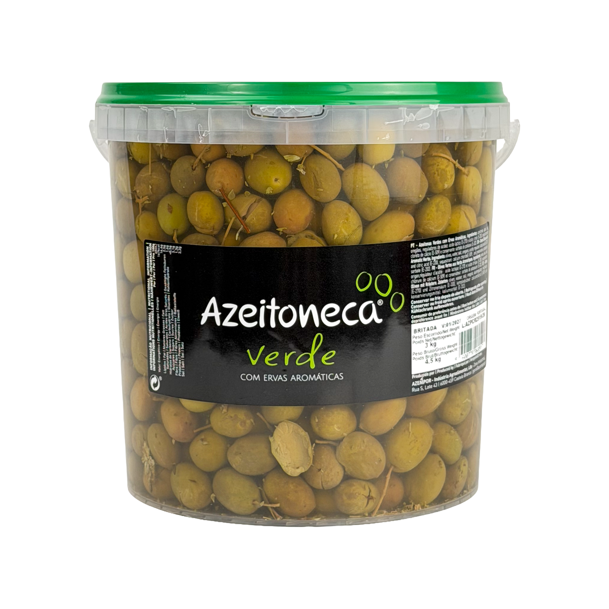 Azeitoneca Verde Britada