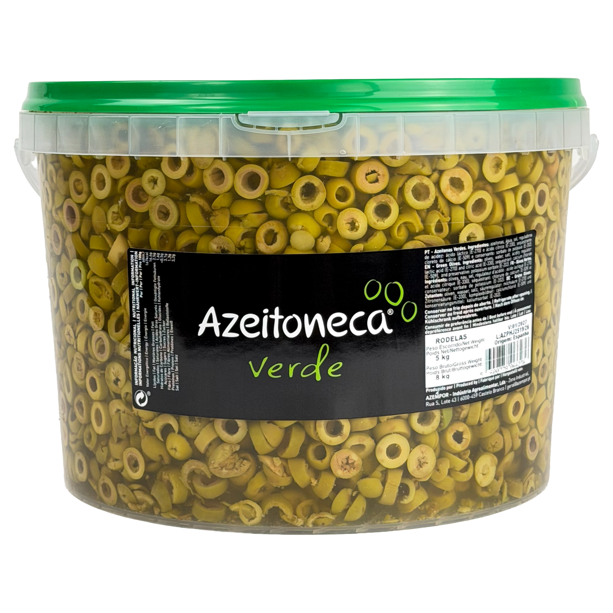 Azeitoneca Verde Laminada